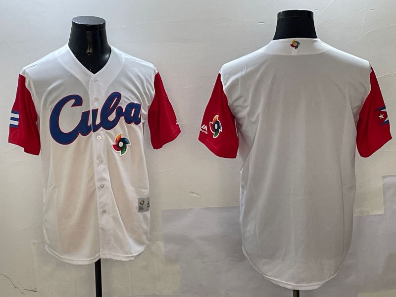 Men 2025 World Cup Blank White Nike MLB Jersey style 3263